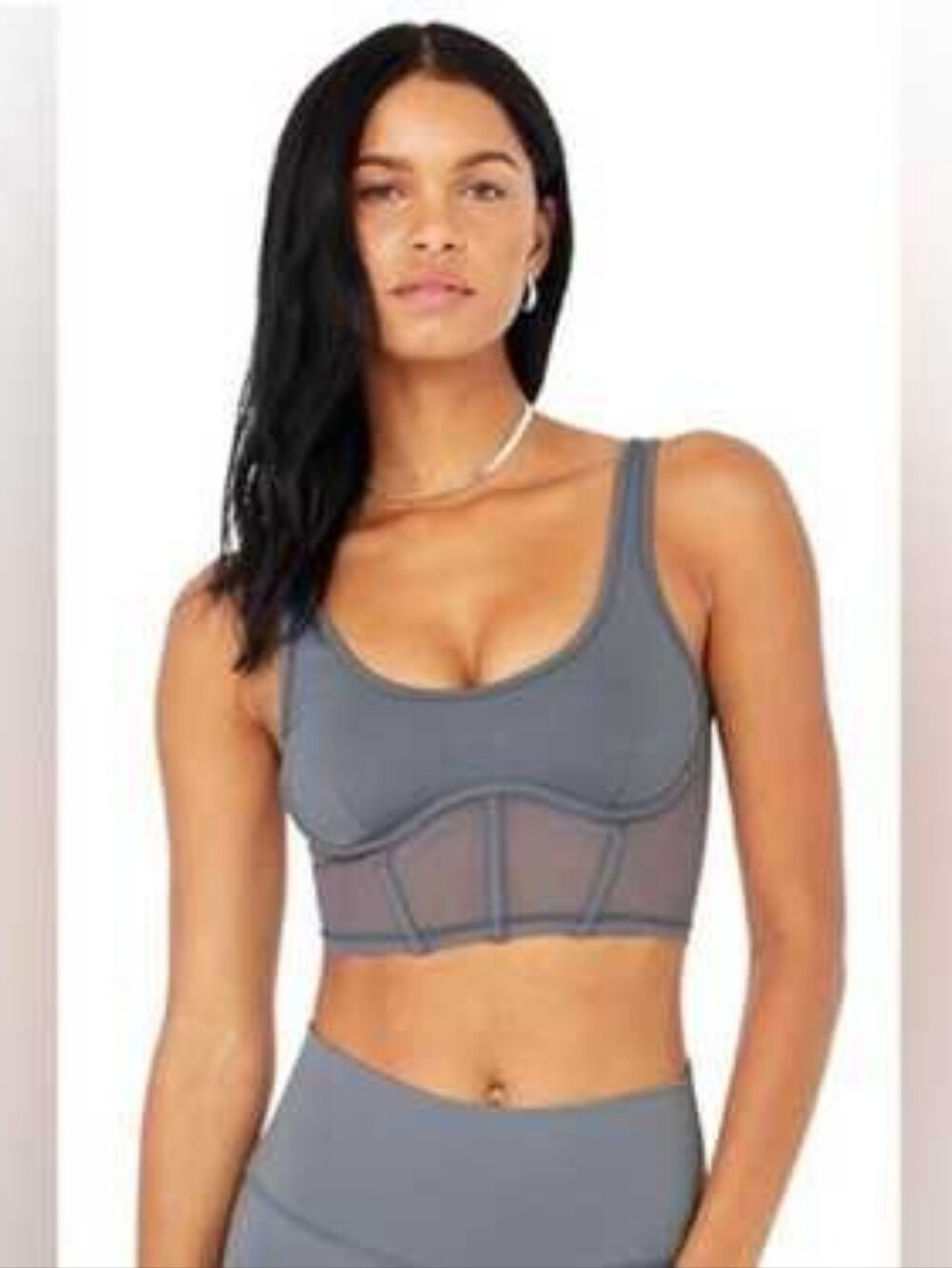 Alo Yoga Airbrush Mesh Corset Tank Top Size: XS